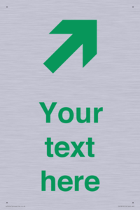 Custom Safe Condition inverse: Green Up right arrow